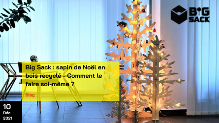 Sapin de Noël en bois recyclé : comment le faire soi-même ?